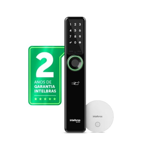 Fechadura Smart de Embutir sem Maçaneta + Hub Compatível com Alexa IFR 7001+ Preto Intelbras