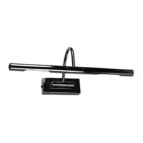 MiniSun | Capri Adjustable Black Chrome Mains Powered Display Wall Lights | Hardwired Picture & Display Lights, Home Décor & Improvement Essential | Set of 2 | Includes LED Bulbs | Mains Wired