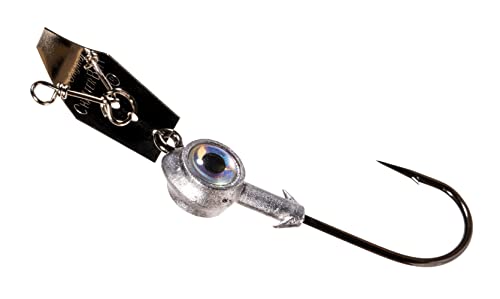 Z-MAN CBE4038-1PK2 Eye Strike Chatterbait 4/0 3/8 oz Silver 2 Pack, Multi, One Size