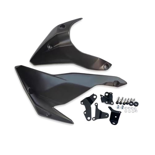 Aileron aérodynamique pour Kawasaki Z400 et Z500 de 2018 à 2023 sabot moteur noir mat