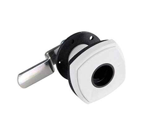 Preisvergleich Produktbild Safe-Tec Klappenschloss quadratisch Fiat bianco weiß SB