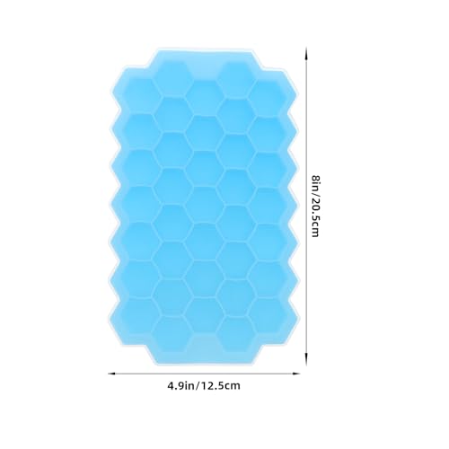 Bandeja de hielo de silicona con tapa Honeycomb Hemobllo miniatura 2