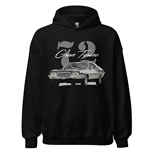 1972 Gran Torino Collector Car Owner Muscle Car Fashion Hoodie Black
