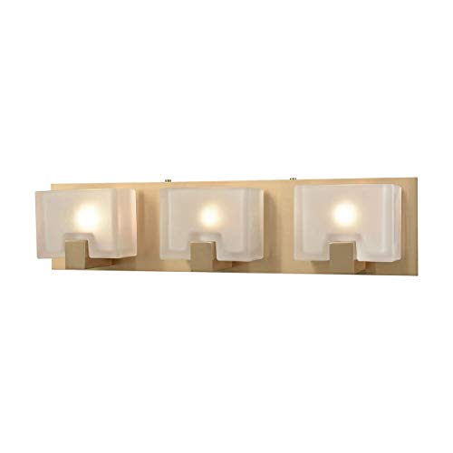 Elk Lighting 11972/3 Vanity-Lighting-fixtures, 5 x 21 x 4, Brass,5 x 21 x 4