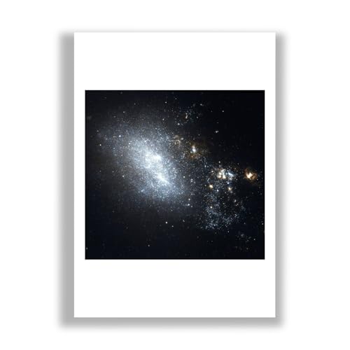 Affiche Hubble NGC 4485 haut de gamme Spiffing Prints grand format