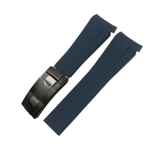 [XGYOMVB] 20mm 21mm 22mm o[EHb`oh Tu}[i GMT}X^[ fCgi VRXgbv ubN 18mm 19mm EHb`oh uXbg(Blue black,22mm)