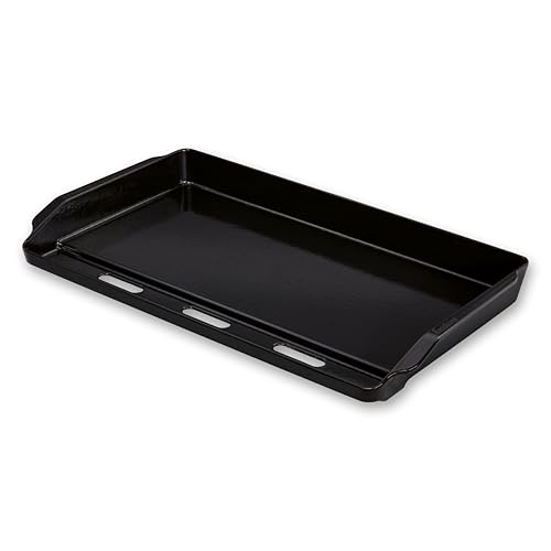 Enders Plancha XL für Monroe PRO 4 für Colorado 4 + 6 Grillfläche von 1.700cm integrierte Fettrinne und Ablauf Hitzespeicherung #7884 Schwarz