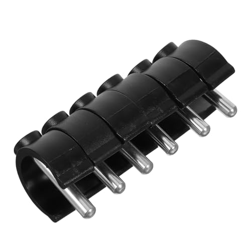 VALICLUD 6 Piezas Accesorios Para Muletas Empuñaduras De Andador Abrazaderas De Mesa De Soldadura Muletas Accesorios Muñequera Para Bastón Abrazadera En Portavasos Abs Black