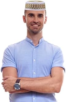 HKSICHENGKEJI Muslim Prayer Kufi Hat Men Islam Skull Embroidery Cap Beanie Hat Arabian Omani Turkish Prayer Headwear Eid Gift