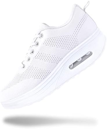 （07:30時点） [mes SEA] スニーカー ウォーキングシューズ ナースシューズ ダイエットシューズ 厚底 レディース 24.0cm 白