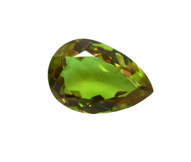 Alexandrite naturelle précieuse taillée en poire 14x10mm de qualité