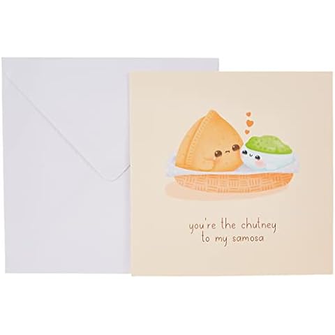 Carte de vœux Samosa Peacock Supplies Cover