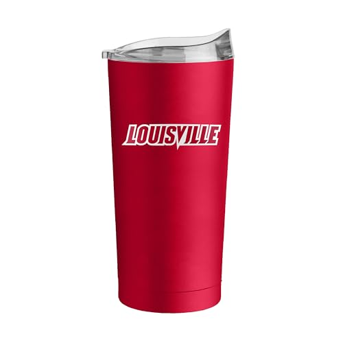 Image of Logo Brands NCAA 20 oz Powder Coat Stainless Tumbler -Double-Wall Insulated Everday Tumbler for Hot or Cold Drinks, High Lip Lid, Team Color