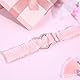 LLOUSSAK 2 Stück Spitze Herzförmige Oberschenkel Strumpfband, Verstellbare Polyester Heart Garters, Pink Color Strumpfbänder für Damen, Partys, Feste