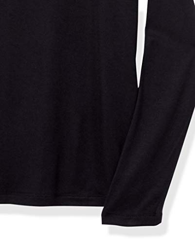 Amazon Brand - Daily Ritual Women's Fluid Knit Long-Sleeve Crewneck Shirt, Navy,Large