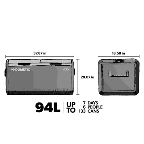 Dometic 9600024622 Cfx3 95Dz, 95 Liter Dual Zone Portable Refrigerator And Freezer thumb #1