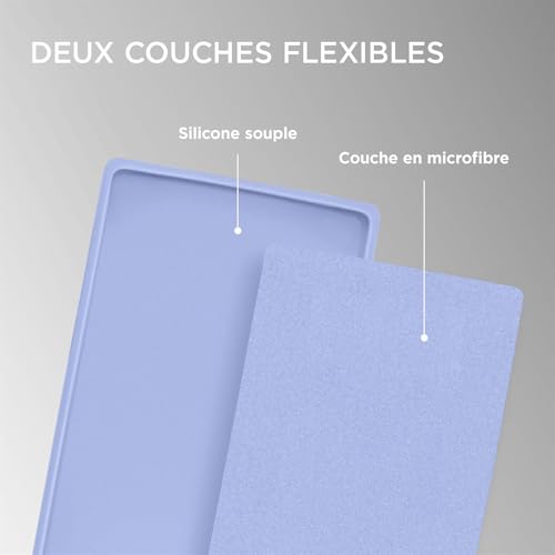 Coque silicone iPhone 11 Pro Oneflow protection souple double couche bleu mat