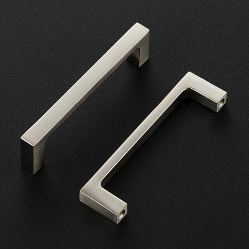 Image of Ravinte Brushed Nickel Kitchen Cabinet Solid Handles,3-3 /4 Inch,5 Pack