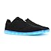 OEKLA Unisex LED Shoes - Fashion Light Up Sneakers, Breathable USB Charging Glowing Luminous LED Shoes for Men & Women (Black, Adult, 7.5, US Footwear Size System, Medium)