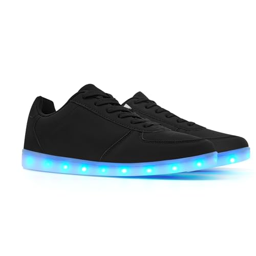 Image of Unisex LED Shoes - Fashion Light Up Sneakers, Breathable USB Charging Glowing Luminous LED Shoes for Men Women