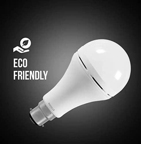 Image of Havells 12W wattage Bulb | High CRI & High Efficiency | Energy Efficient | Mercury-Free | 4KV Surge Protection | 100 Lumens Per Watt |Cool Day Light (6500K) b22d | led