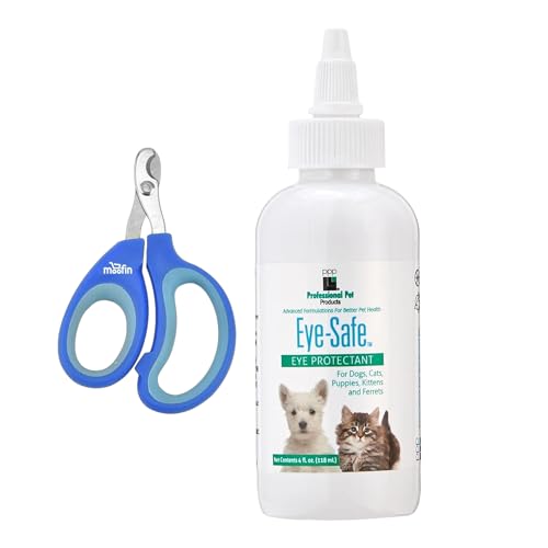 Eye Protectant 011kg  Dog Eye Wash Bundled with Pet Nail Clipper Gentle Dog Eye Rinse for Ages Easytouse Dropper Veterinarian Recommended pack of 1  Cucciolini Doodles Eye protectant 011kg  dog eye wash bundled with pet nail clipper gentle dog eye rinse for ages easy to use dropper veterinarian recommended pack of 1   cucciolini doodles