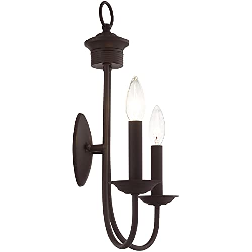 Image of Livex Lighting 42682-07 2-Light Wall Sconce, Bronze