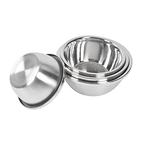 Set de 4 tazones de acero inoxidable para mezclar Zerodis miniatura 4