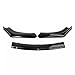 TOPLISTING Front Bumper Lip Splitter Spoiler Diffuser Kit Fit for 2013 2014 2015 2016 2017 2018 Nissan Altima，Gloss Black