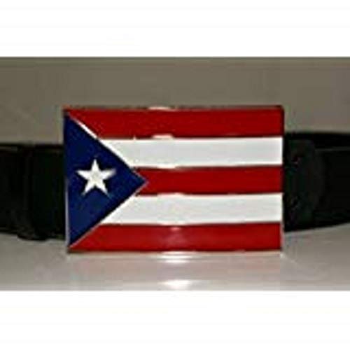 K's Novelties Puerto Rico Flag Belt Buckle