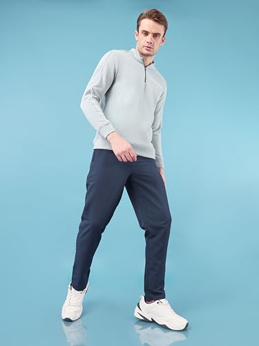 Image of TECHNOSPORT Men's Relaxed Fit Joggers with Zip Pockets, TECHNOLITE Quick Dry Stretchable Lightweight Track Pants for Gym Running and Casual Wear