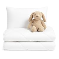 SOHYGGE Kinderbettdecken-Set 100 x 135 + Kissen 35 x 55 cm – für Bett 70 x 140 cm – Ultra Weich – 4 Jahreszeiten – Waschbar bei 60°C – Zertifiziert nach Öko-Tex – Kinderbettwäsche Babybettwäsche