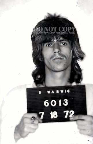 Retrato de Keith Richards 11x17 revive el alma rebelde del Rock and Roll de los setenta