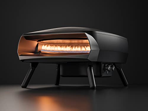 Witt Forno Pizza A Gas Witt Etna Rotante Per Pizza Napoletana E In Teglia, Lasagne Pietra Girevole Rotante Automatica (Nero)