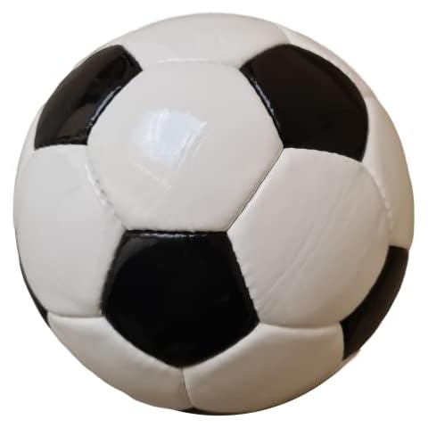 Oryx Sports Traditional Football Black And White PU Leather Match Ball Size 5 Cover