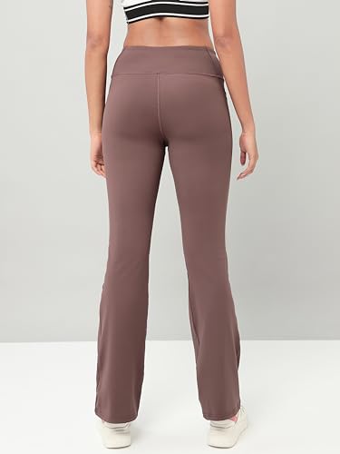 Image of TECHNOSPORT Women's Flare Fit High Rise Flared Fit Active Tights - (WPW116-123-P) Pack of 1