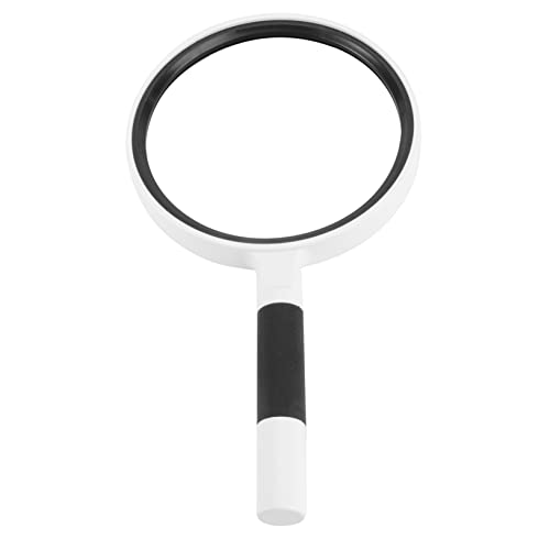 Housoutil 1 lupa de mano para inspección, diseño blanco y negro para observación de insectos, portátil y fácil de usar, duradero y seguro para la exploración al aire libre