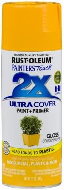Rustoleum 299910 - Pintura en aerosol Golden Sunset Gloss Ultra Cover 2X de 12 onzas
