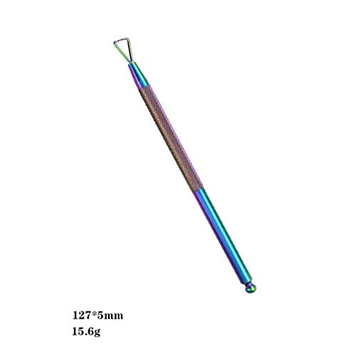 Alicate de cutícula PretyzOOM 3 peças de empurrador de cutículas de aço inoxidável profissional para