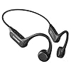 MANKIW Cuffie Conduzione Ossea Bluetooth 6.0, Auricolari Conduzione Ossea Open-Ear Sportivi, Ricarica Rapida Type-C, IPX5 Impermeabili, Cuffie Senza Fili per Corsa, Fitness e Guida