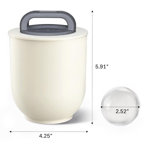 Moldes de hielo esféricos grandes de silicona 2.52'' miniatura 7