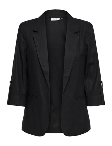 Veste en lin ONLY Onlgoa blazer femme pour tenue bureau été