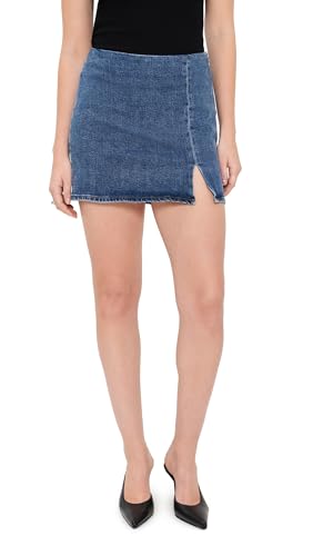 Denim Mini with High Waist by good american