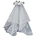 BUBEFSKD Sophisticated White Bridal Veil Double Layer With Artificial Pearls Edged Fashionable Wedding For Bride Double Layer