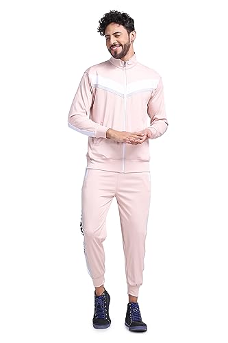Image of YELLOW TREE Polyester Printed Tracksuits for Men | Running & Sports Tracksuits | Full Sleeve Tracksuits