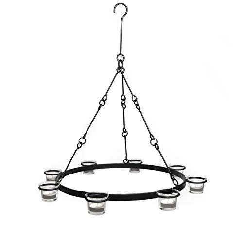 Illuminate Your Gazebo with This Fully Assembled 6-Candle Sunjoy Hanging Chandelier #1