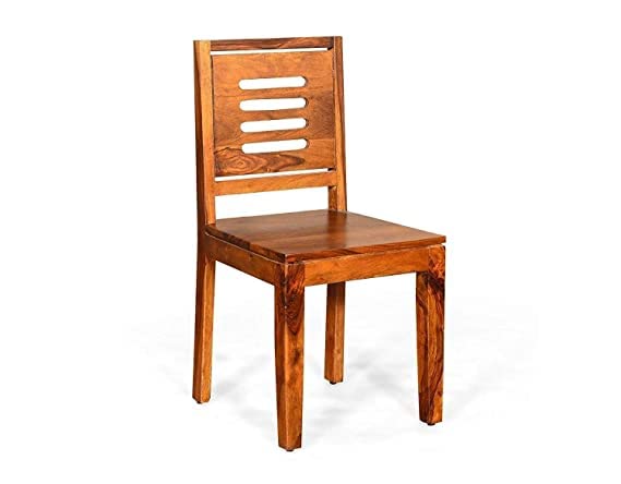 Image of SHRI MINTU'S ART Solid Sheesham Wood Dining Table 4 Seater | Four Seater Dinning Table with 3 Chairs & 1 Bench for Home | Dining Room Sets for Kitchen & Restaurants | Rosewood, Natural Finish