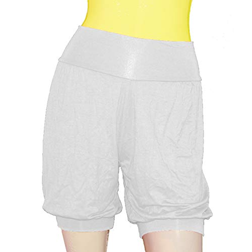EK Women's Iyengar Yoga Shorts Ballet Dance Bloomers High Waist Jersey Baggy Pants