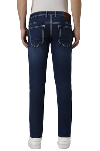 Image of Peter England Men Low Rise Regular Fit Jeans