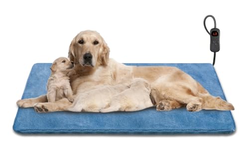 Dog Heating Pad 35x24 with Adjustable Temperature